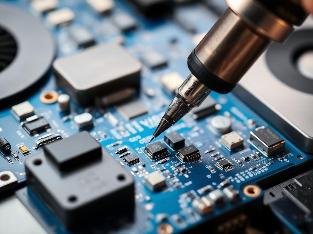 Dell laptop motherboard chip-level repair Indore